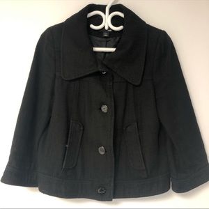 H&M Cute Black tweed jacket